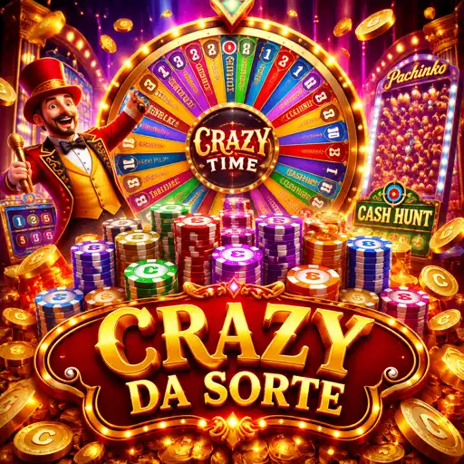Crazy Time game show ao vivo da Evolution com roda de multiplicadores